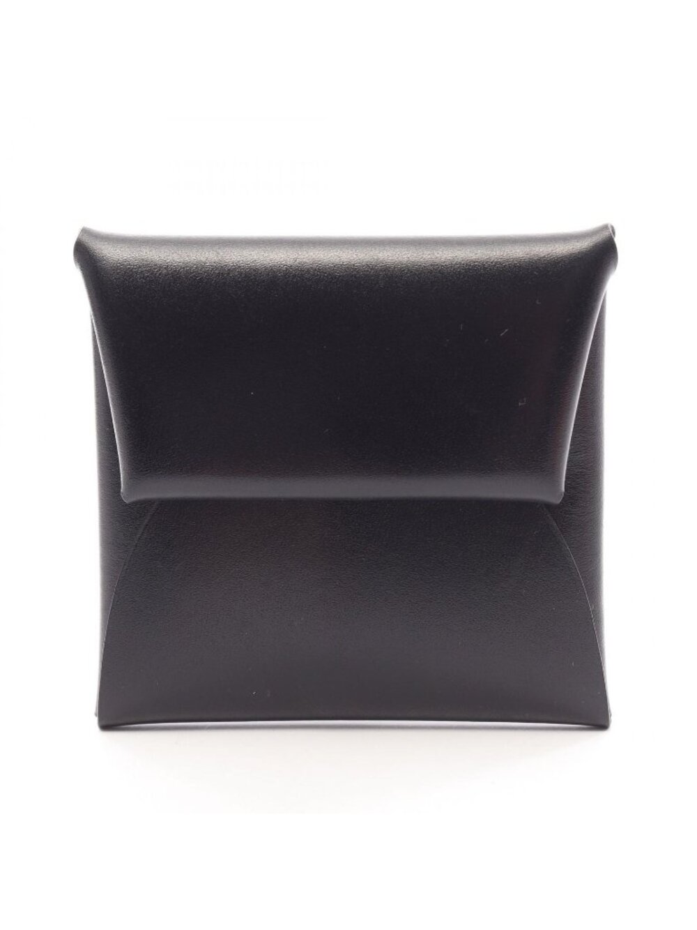 Hermes Coin Purse Bastia Black Calfskin